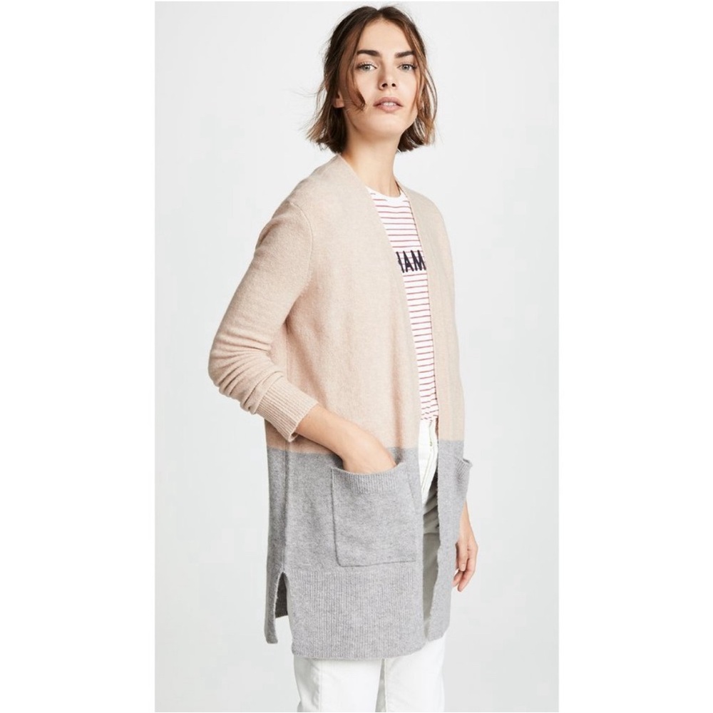 Madewell Kent Colorblock Cardigan EUC size XL